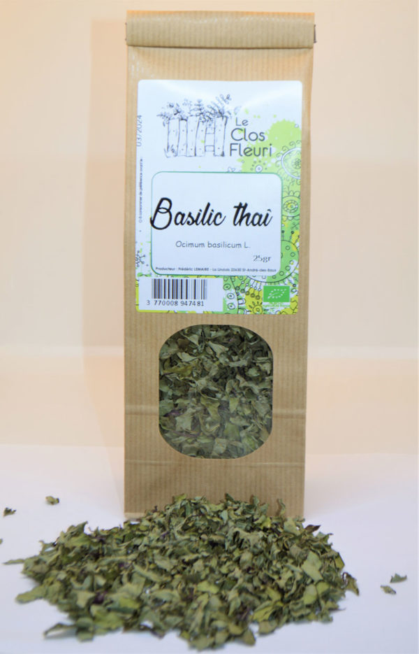 Graines De Basilic Thaï - 0,50 G - Ocimum Basilicum - Aromatique épicé - Pour Cuisine Asiatique